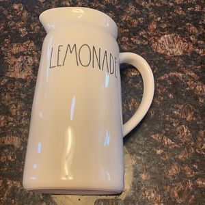 Rae Dunn lemonade pitcher